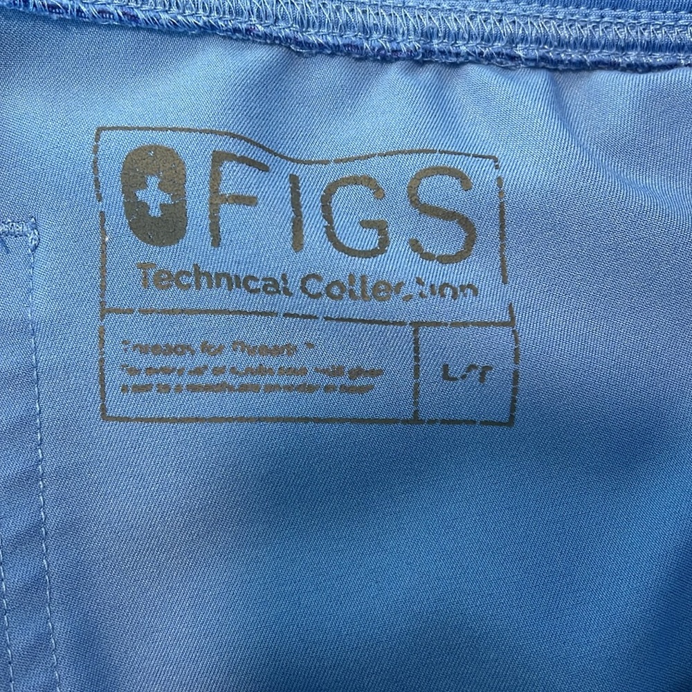 Figs Livingston tall scrub pants- Ceil Blue - Picture 5 of 6